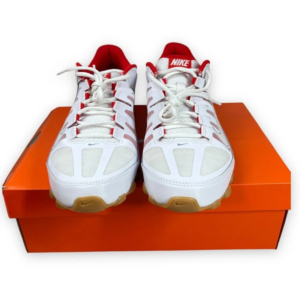 Mens Size 11.5 Nike‎ Reax 8 TR Mesh WHITE 621716 103 Walking NEW